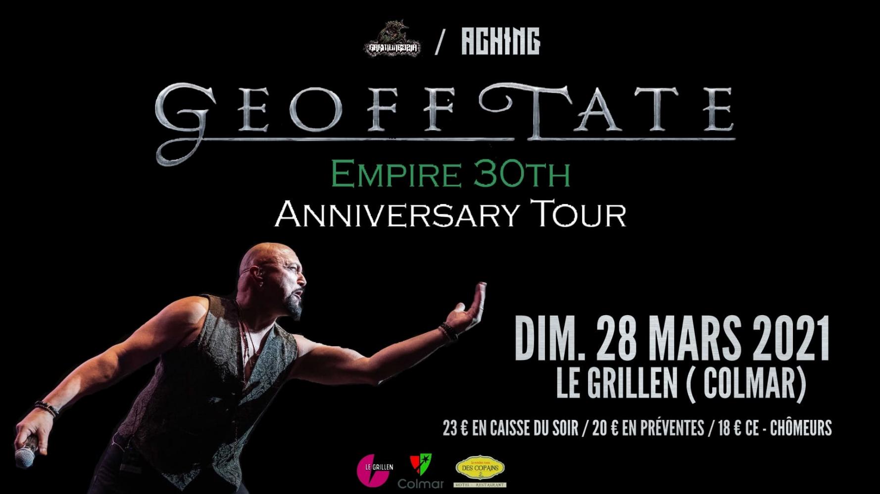 Geoff Tate à Colmar