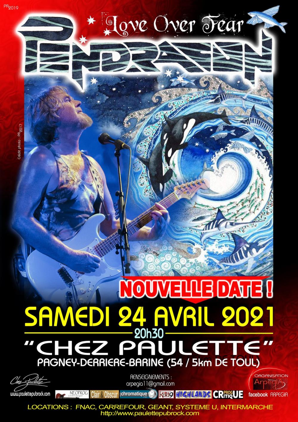 Pendragon revient Chez Paulette